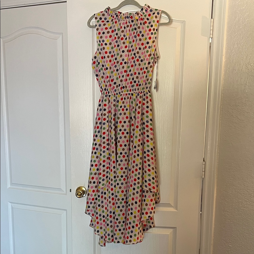 Eva Franco Polka Dot Sleeveless Dress - Size 10 NWT!